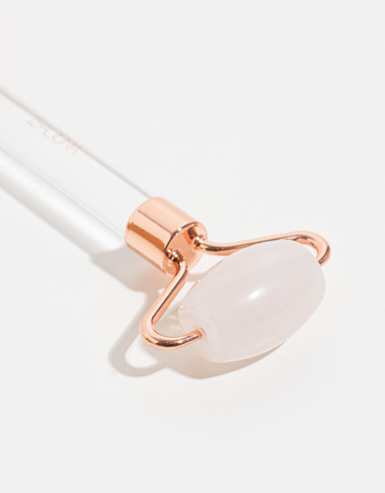 Complementos de cosmética para rostro Masajeador Con Cuarzo Rosa - Combinacion Bicolor