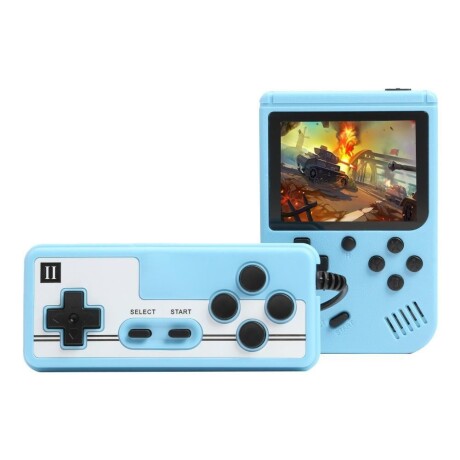 CONSOLA DE JUEGOS PORTATIL AZUL + JOYSTICK AZUL