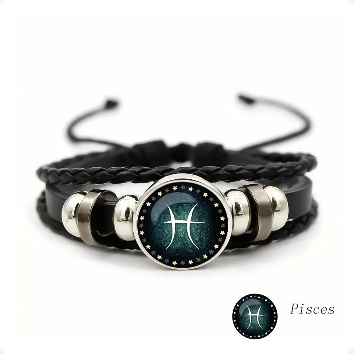 Pulsera De Signo del Zodiaco Piscis 