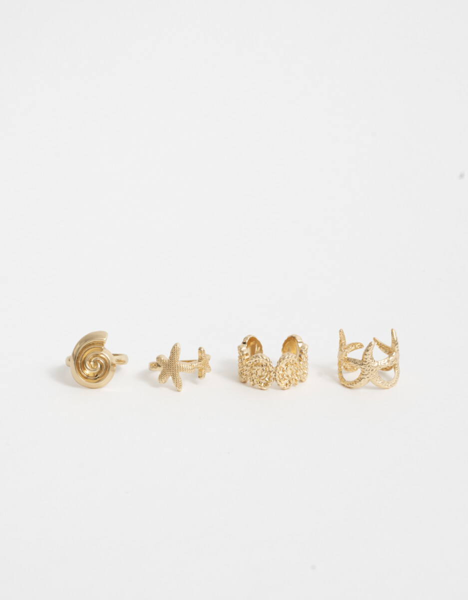 Set De Anillos Playa 