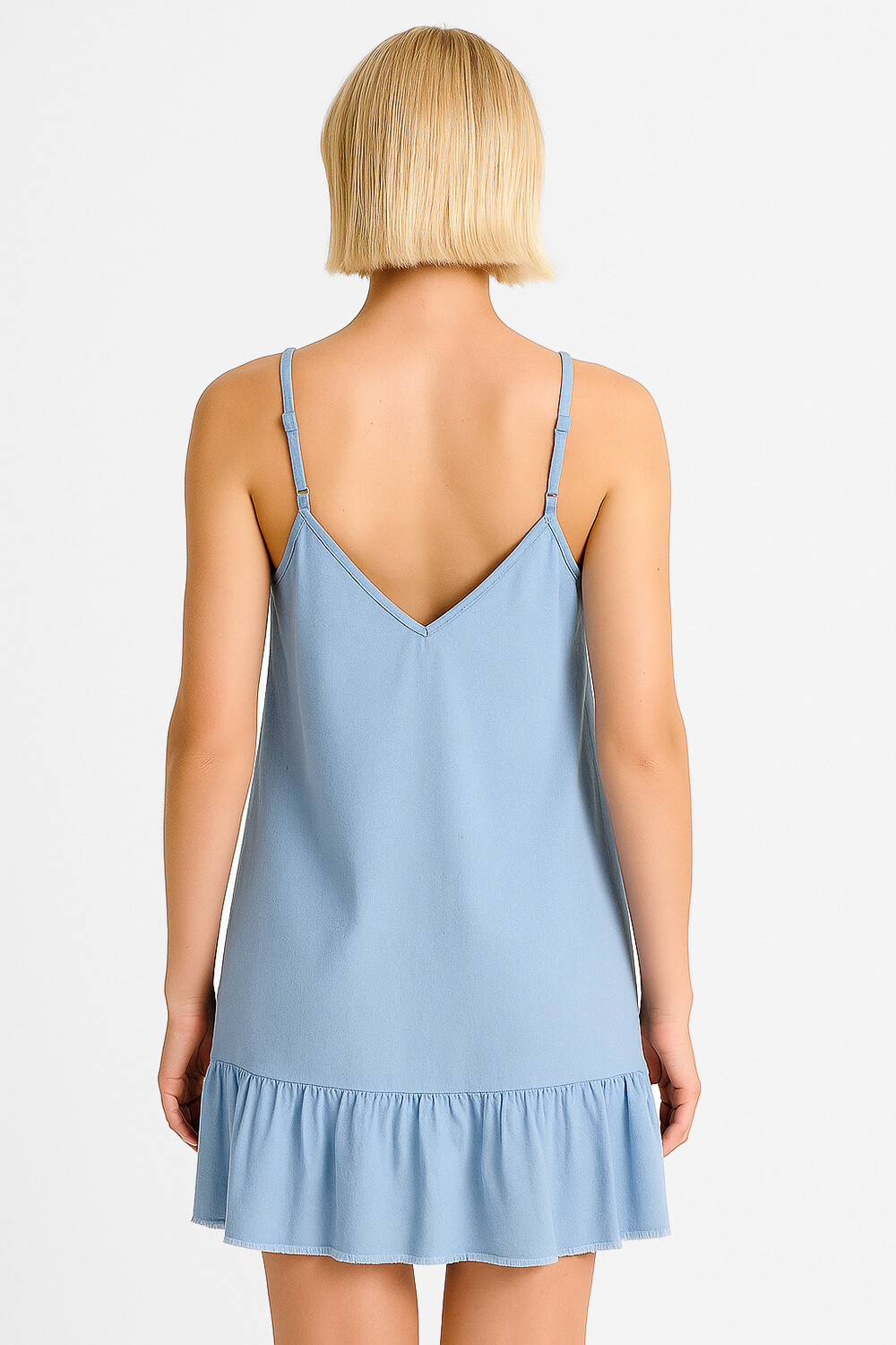 Vestido Laurenes Azul Claro