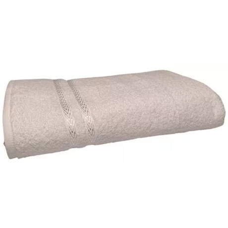 Pack de 2 Toallas De Baño Dohler Algodón 65x140cm Y 50x70cm Beige Beige