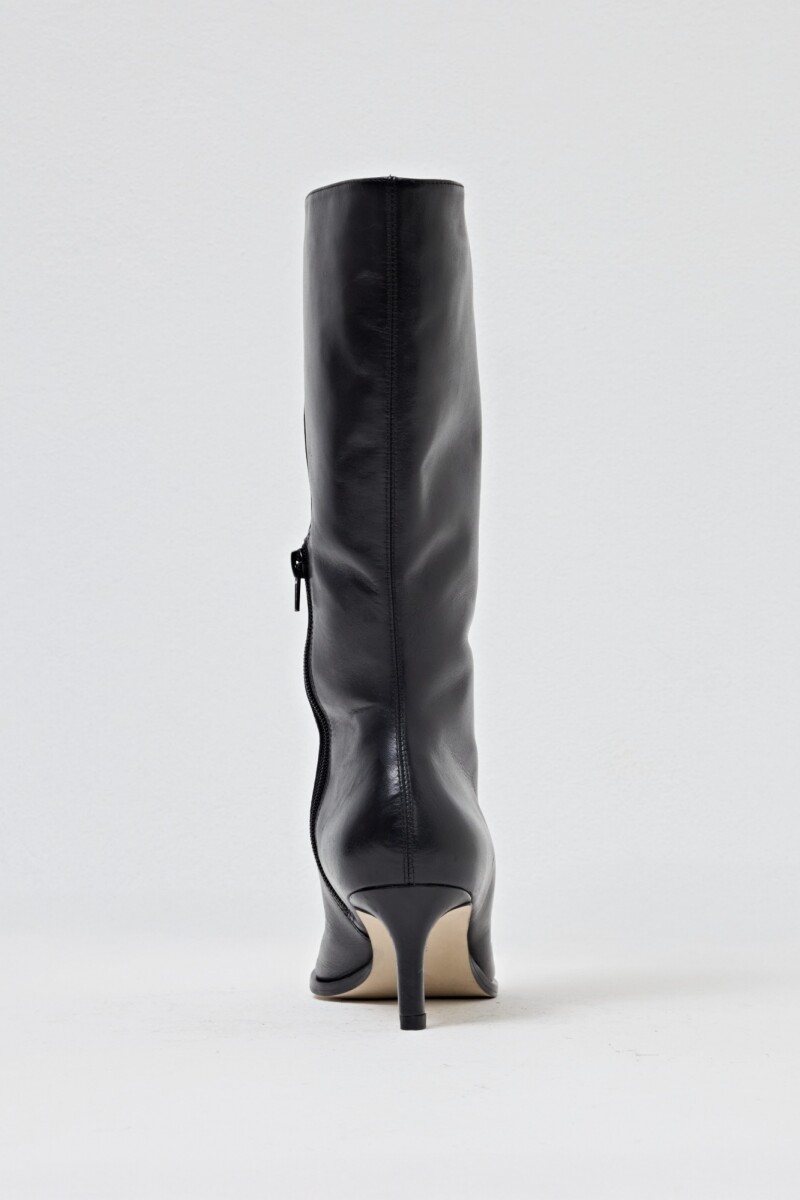 Bota de cuero Maia negro