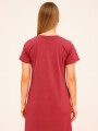 Vestido Cradok Bordeaux Claro