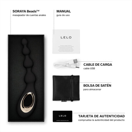Masajeador Anal Progresivo Lelo Soraya Beads Usb Masajeador Anal Progresivo Lelo Soraya Beads Usb
