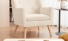 BUTACA Tela y Madera Natural Living - Noruega BUTACA Tela y Madera Natural Living - Noruega