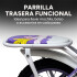 Bicicleta infantil Shengdi Rod 12 Canasto Parrilla Rueditas Color Violeta