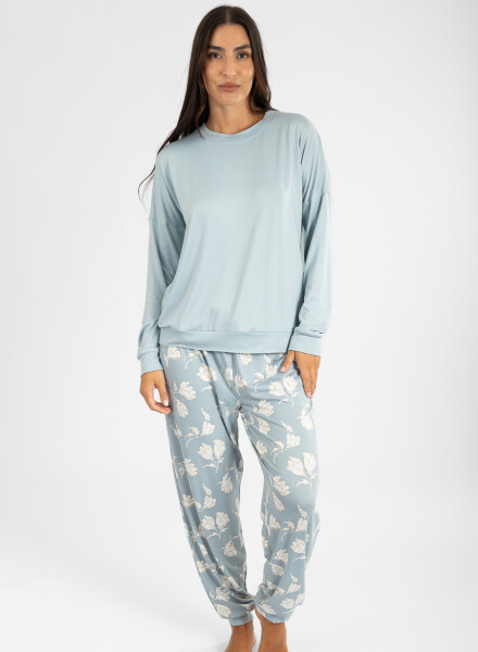 Pijama roses pant yummy Celeste