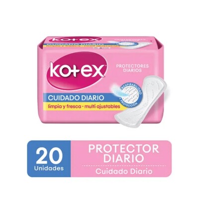 Protectores Diarios Kotex 20 Uds. Protectores Diarios Kotex 20 Uds.