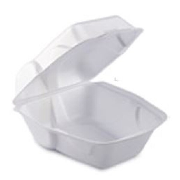 MARMITA CON BISAGRA PARA POLLO SPIEDO 22,5 X 20,5 X 11,5 CM BLANCO