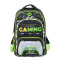 Mochila Footy Gaming c/Luz Verde - Negro