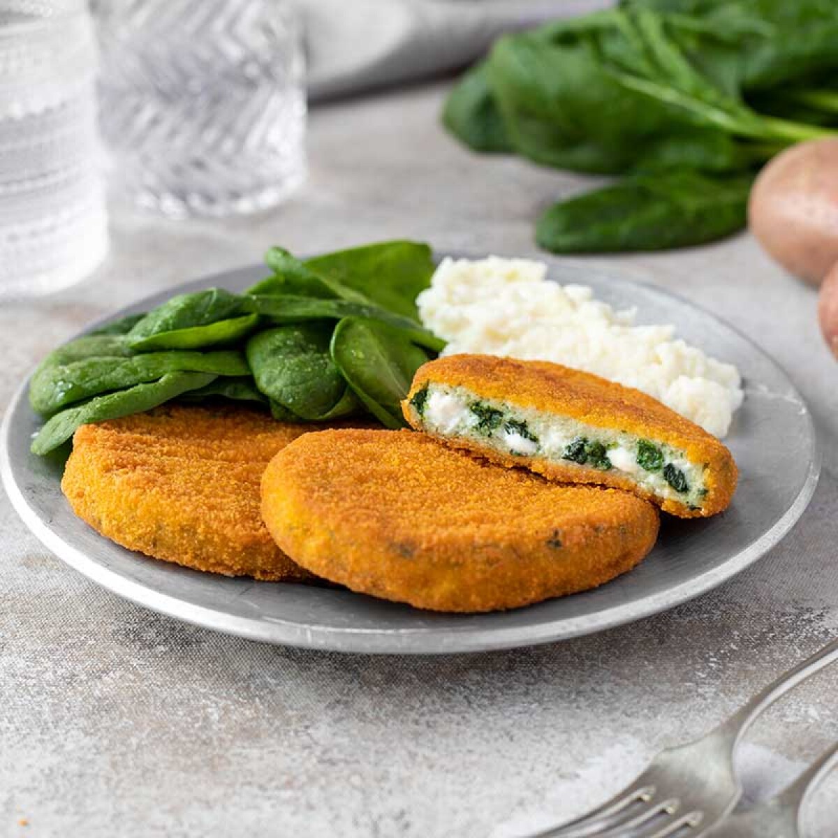 MEDALLON DE MERLUZA Y ESPINACA 1KG 