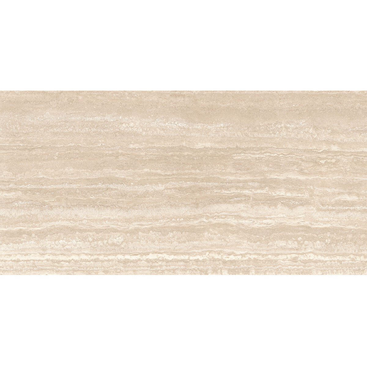 Porcelanato Travertino Beige Rectificado Mate 75X150 