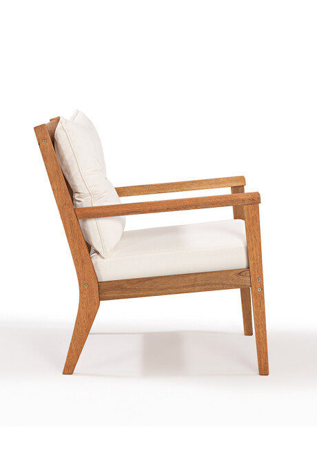 RIADE POLTRONA POLTRONA RIADE ACQUABLOCK CRUDO 62x75x81CM JATOBA
