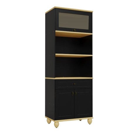 Torre Quente 3 Puertas 1 Cajón Negro Joy 48074 Torre Quente 3 Puertas 1 Cajón Negro Joy 48074