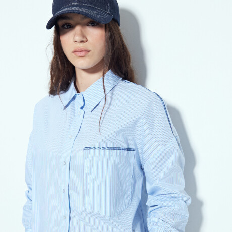 CAMISA CASTILANA Celeste