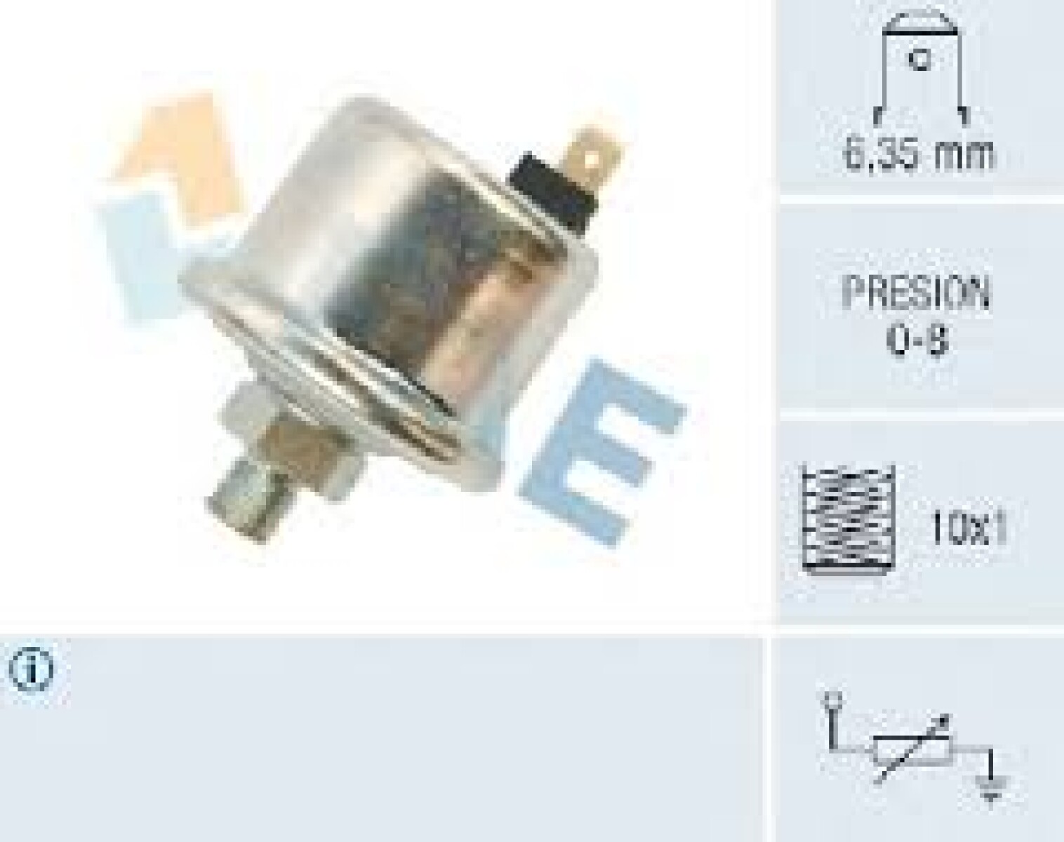 BULBO INTERRUPTOR FIAT ACEITE FIAT 1.7D FAE 