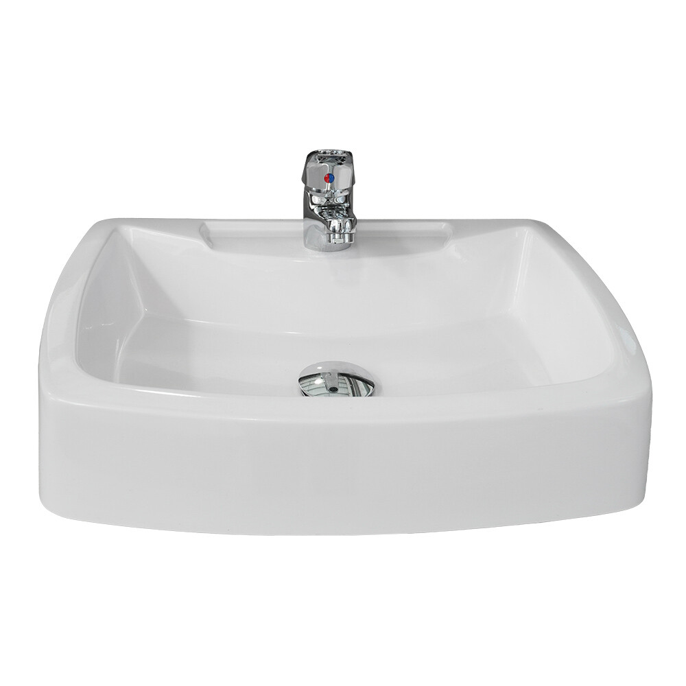 BACHA DE APOYO MODELO TURIN COLOR BLANCO PARA MONOCOMANDO Bacha De Apoyo Modelo Turin Color Blanco Para Monocomando