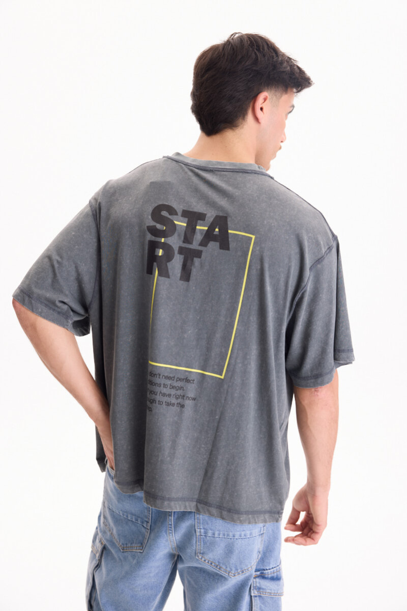Remera Start Gris