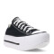 Championes de Mujer Converse Lift Double Stack Negro - Blanco