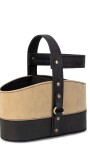 POSA TERMO SIRIO ENGRASADO NEGRO CON BEIGE