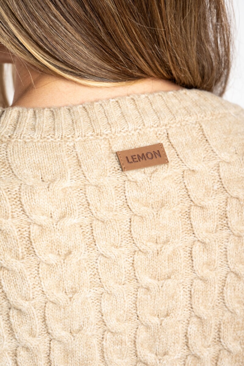 Sweater Textura Beige Melange