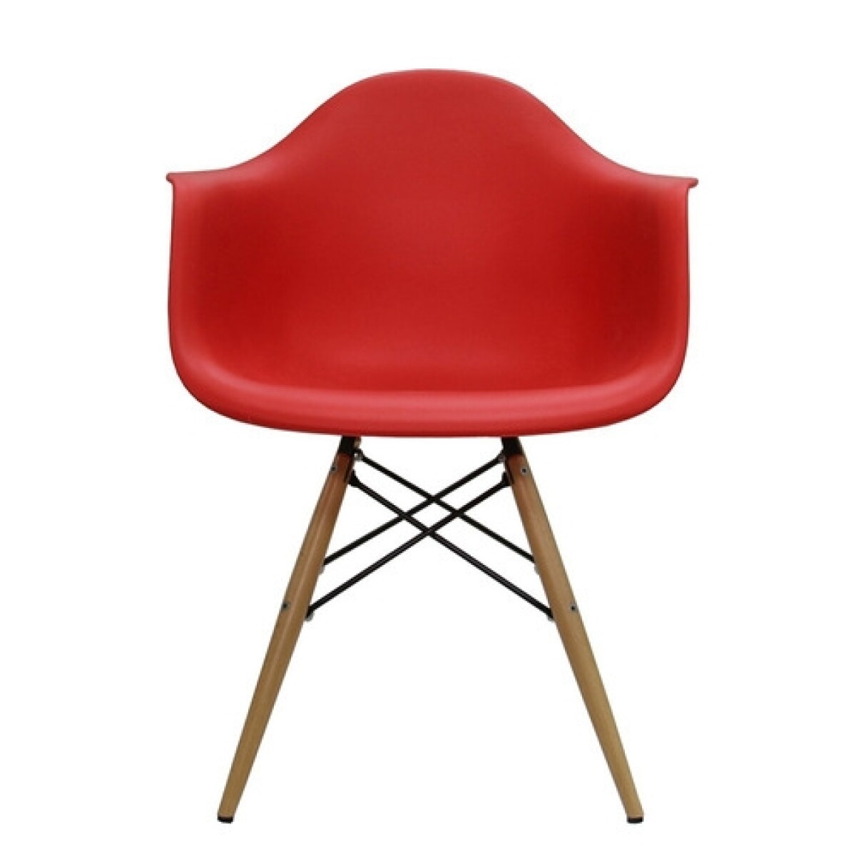 Sillas Eames con Apoyabrazos - Rojo 