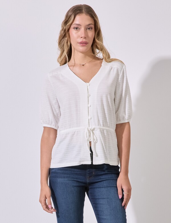 Blusa Algodon CRUDO