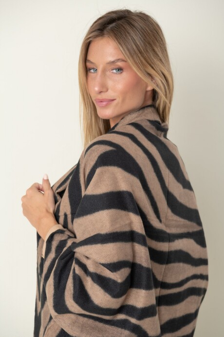 PASHMINA JASPE CEBRA Camel