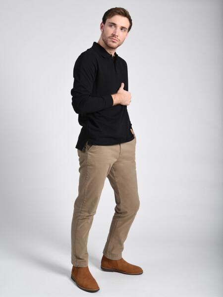 Pantalón clásico Beige