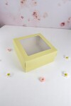 Caja flexi 51 20x20x9,5 c/visor. AMARILLO PASTEL