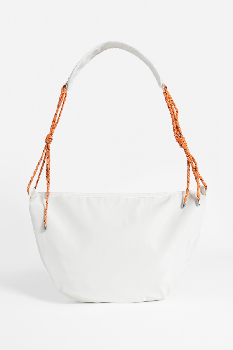 Bolso cordón color crudo