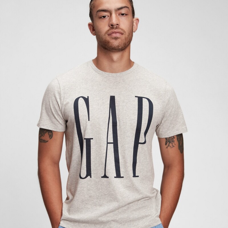 V-SS CORP LOGO T B10 GREY HEATHER