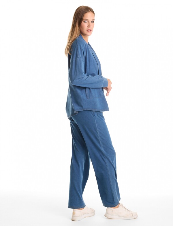 Cardigan Denim Abierto JEAN