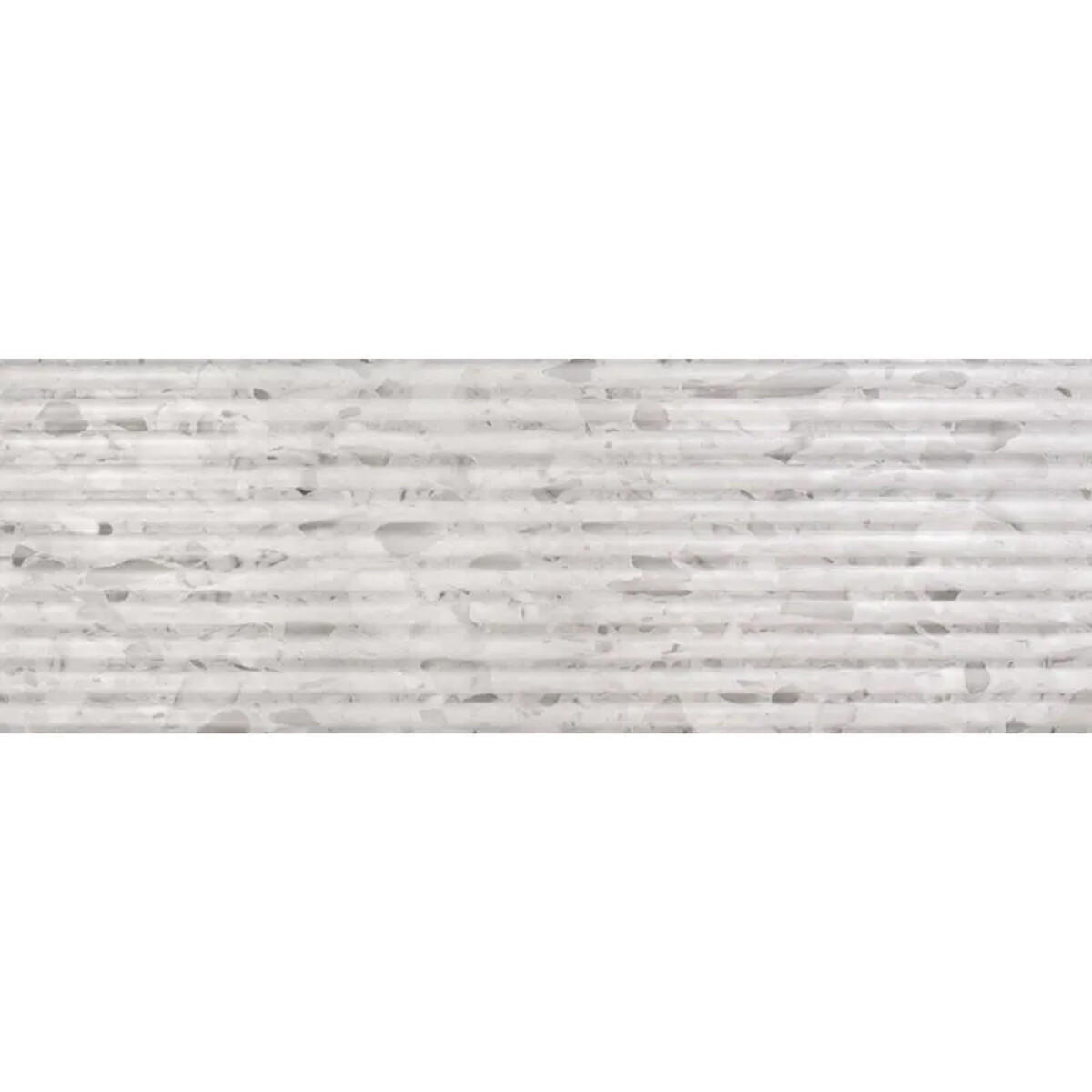 Porcelanato Fluted Terrazo White "a" 40x120 Cm 