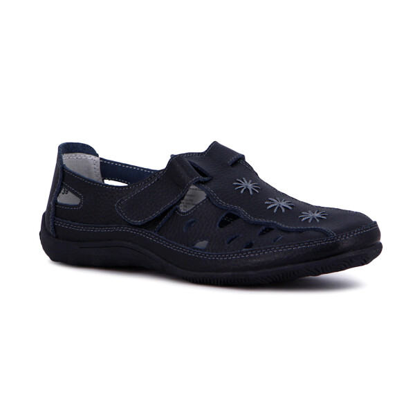 Wonder Guillermina Casual C/velcro Calada - Negro Negro