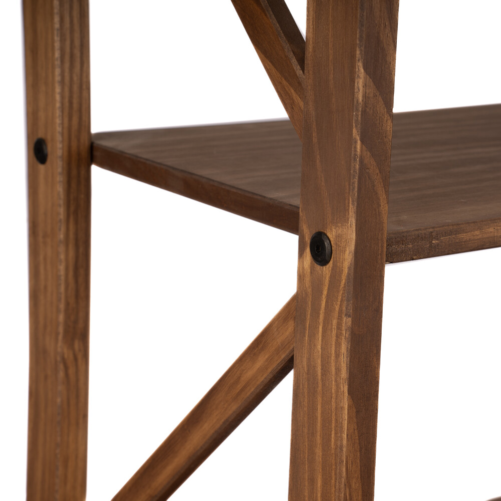 Biblioteca - Estanteria - Linea Open - Rustico Hogar Nogal