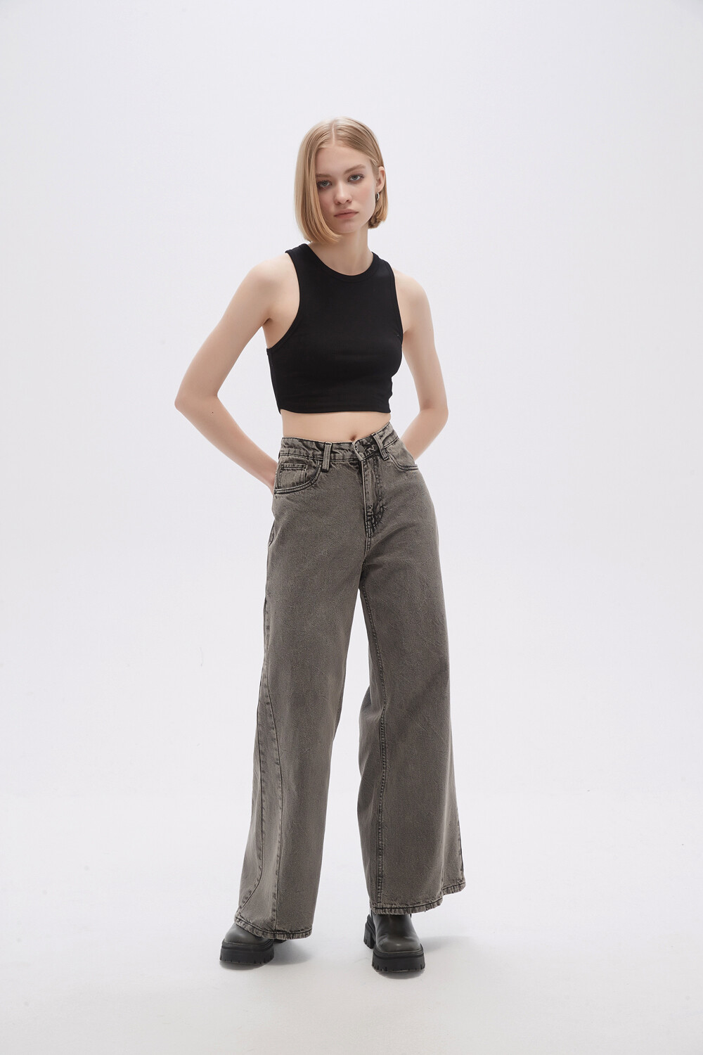 Pantalon Talipa Gris Medio