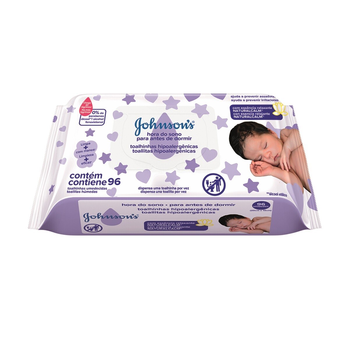 Toallitas Húmedas Johnson's Baby Dulces Sueños 96 Unidades 