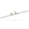 Caravanas Bolitas plata-Plata 925-Sin Piedra-CA3567 sinpiedra