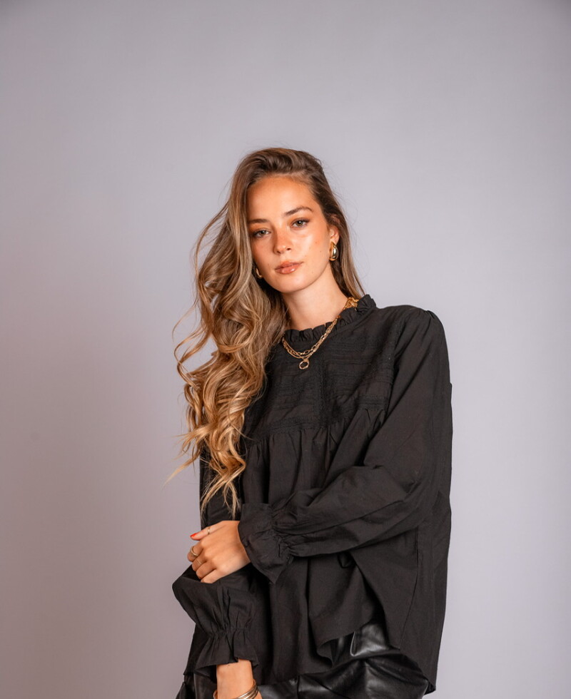 Camisa Agustina negro