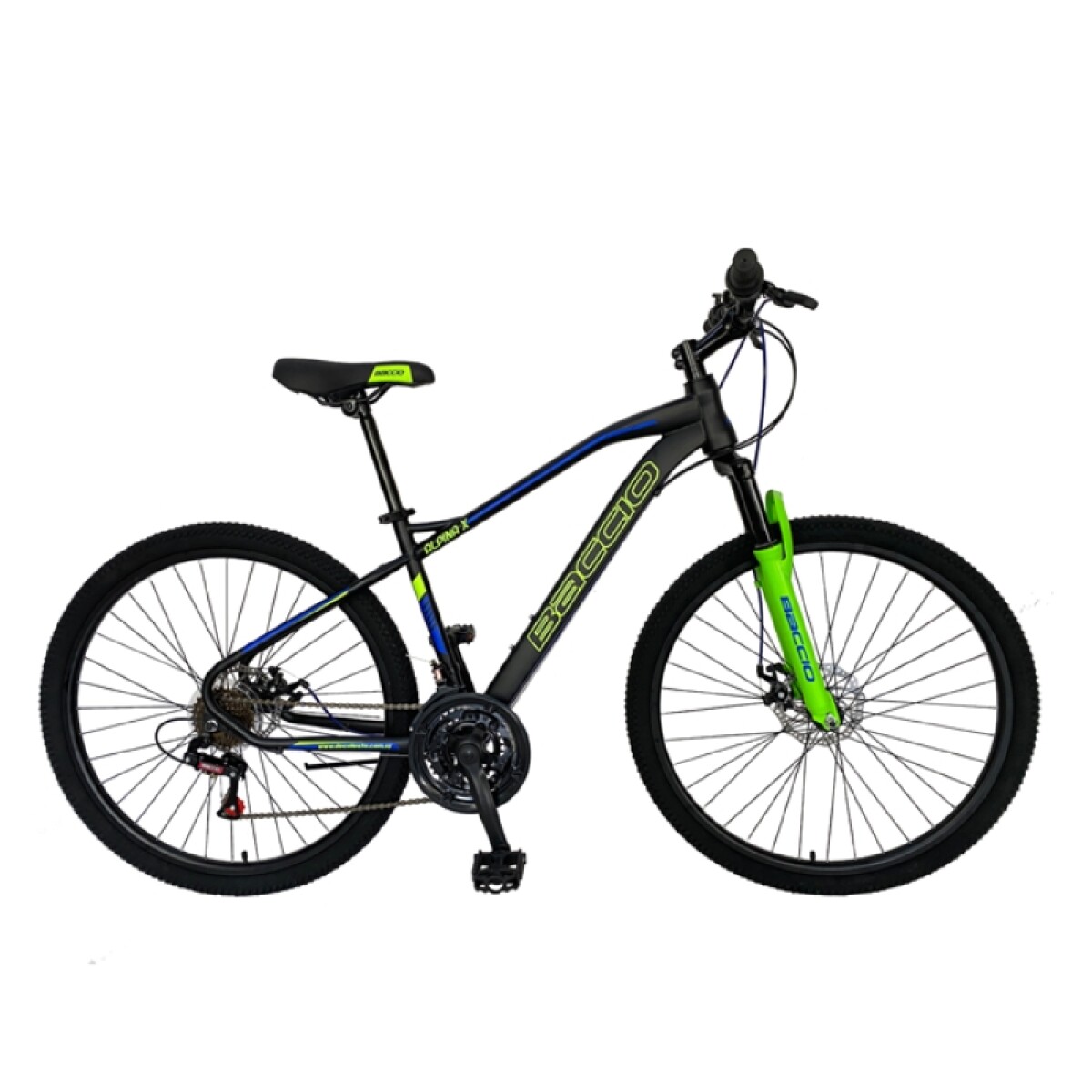 Bicicleta Baccio R.27.5 Hombre Mtb Alpina X F/disco - Negro/verde 