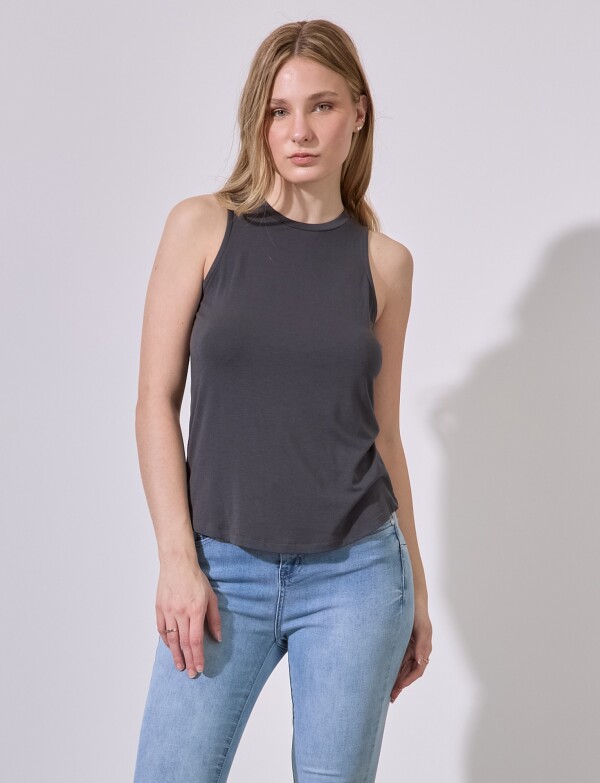 Musculosa Modal GRIS OSCURO