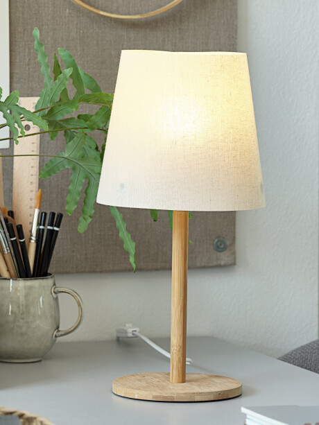 Lámpara mesa JULIUS Ø19xA39cm natural Lámpara mesa JULIUS Ø19xA39cm natural