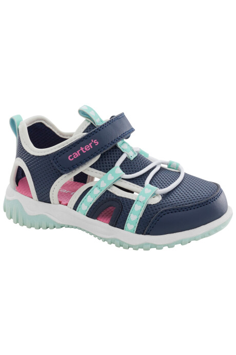 Sandalias con velcro, diseño corazones Sandalias con velcro, diseño corazones