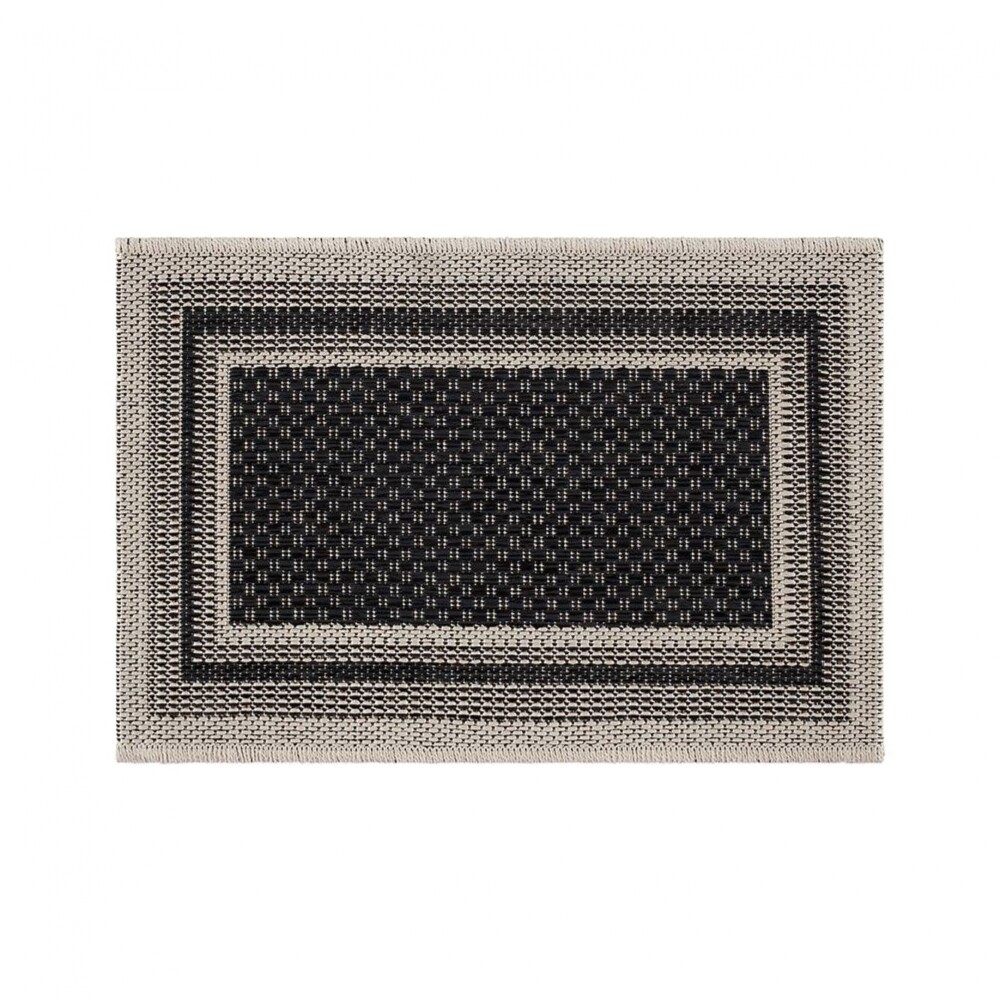 Alfombra Felpudo de Entrada - Eco Nature 40x60 cm Moldura Chumbo
