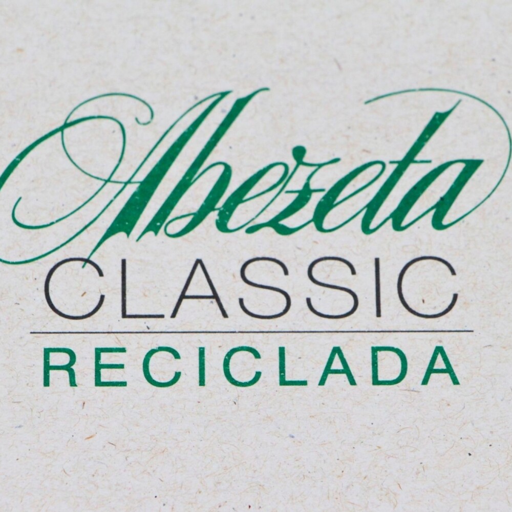 AGENDA ABEZETA 256 CLASSIC RECICLADA TAPA HOJAS VERDES