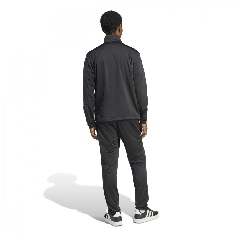 Campera Adidas M LIN TS VL Hombre KE4026 Negro-blanco