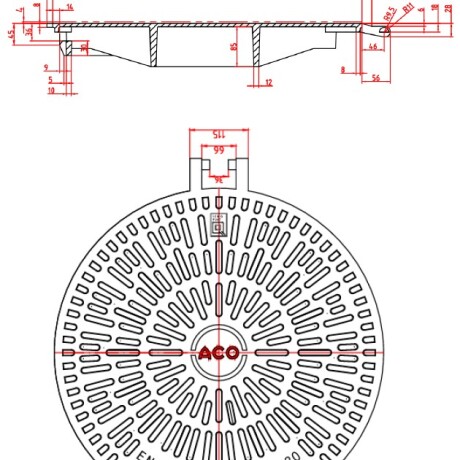 TAPA Y ANILLO ACO BRIO AF° DN600 C250 TAPA Y ANILLO ACO BRIO AF° DN600 C250