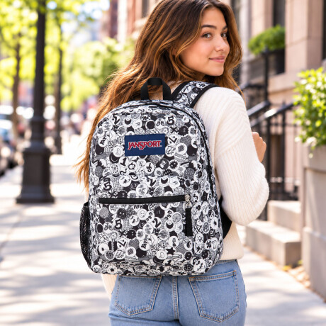 Mochila Escolar Jansport Cross Town Original Unisex Urbana Doodle Dots